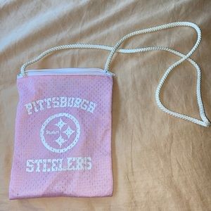 Pittsburgh Steelers pink crossbody